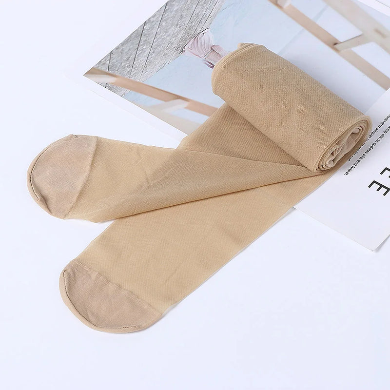 Calças justas sexy e finas para mulheres, meia preta transparente, meia calça, meias longas respiráveis, nova moda, senhora quente, 1pc