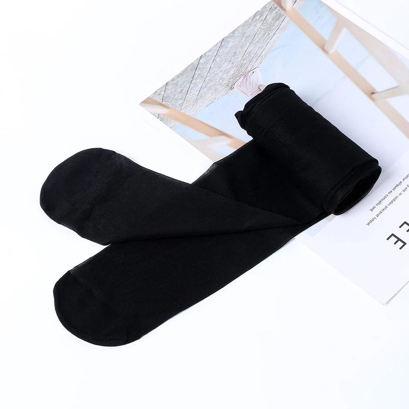 Calças justas sexy e finas para mulheres, meia preta transparente, meia calça, meias longas respiráveis, nova moda, senhora quente, 1pc