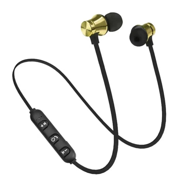 Fone de ouvido sem fio XT-11 Bluetooth 4.2 esportivo à prova d'água com faixa de pescoço e microfone para celulares Samsung-1A