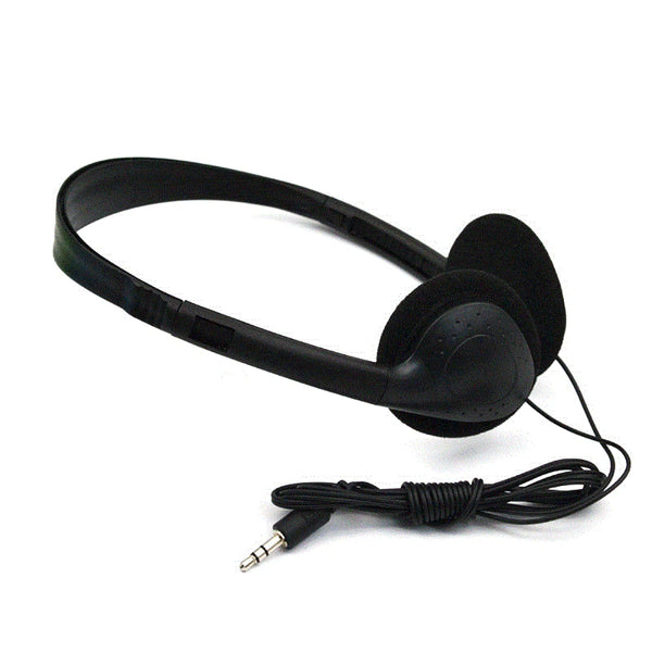 Fones de ouvido universais com fio de 3,5 mm para computador, sem microfone, para jogos, com cancelamento de ruído, para MP3, esportivos, com fio, estéreo-1A