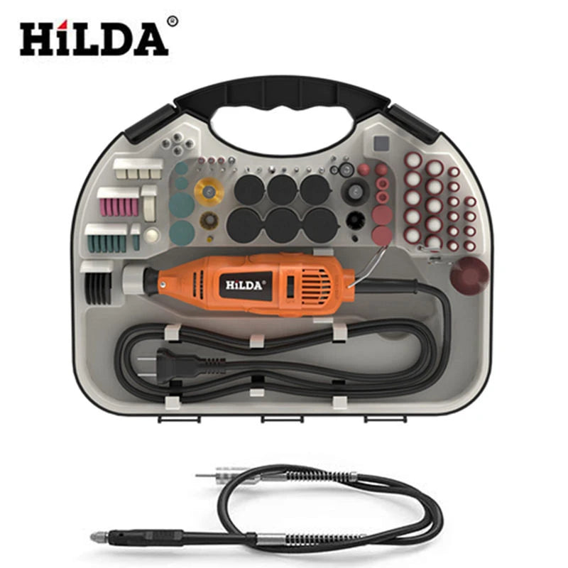 Hilda mini broca elétrica moedor caneta de gravura mini broca elétrica ferramenta rotativa acessórios da máquina moagem
