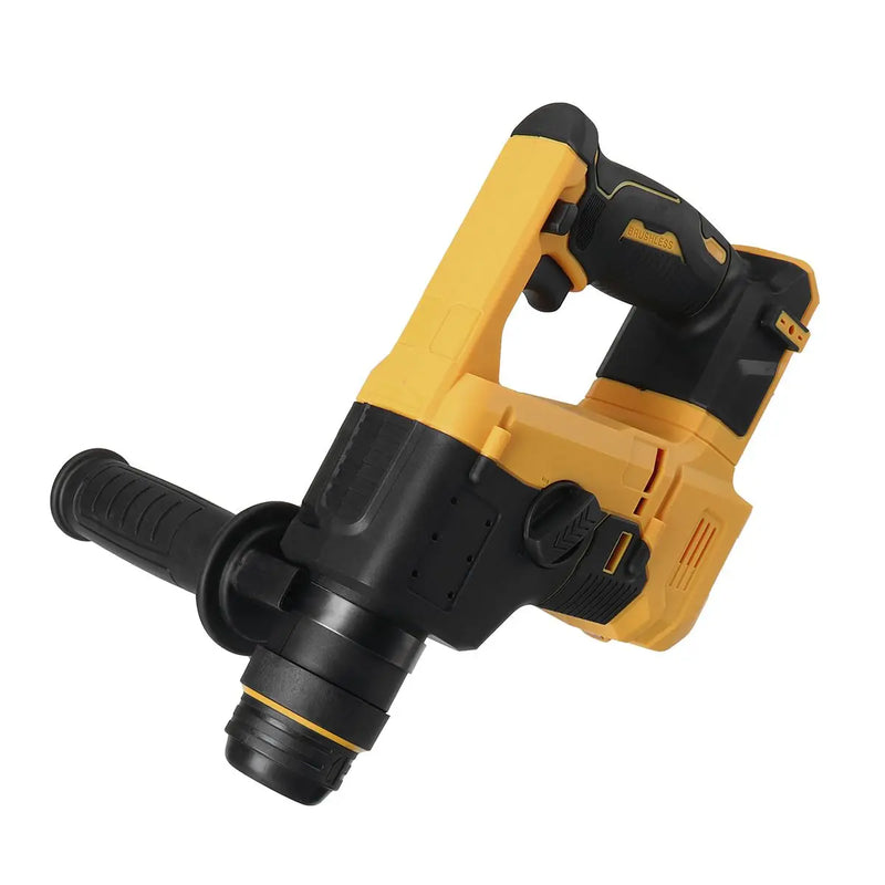 Broca de impacto rotativa elétrica sem fio, martelo sem escova, funções duplas, Dewalt, bateria 18V, 26mm, 4800ipm