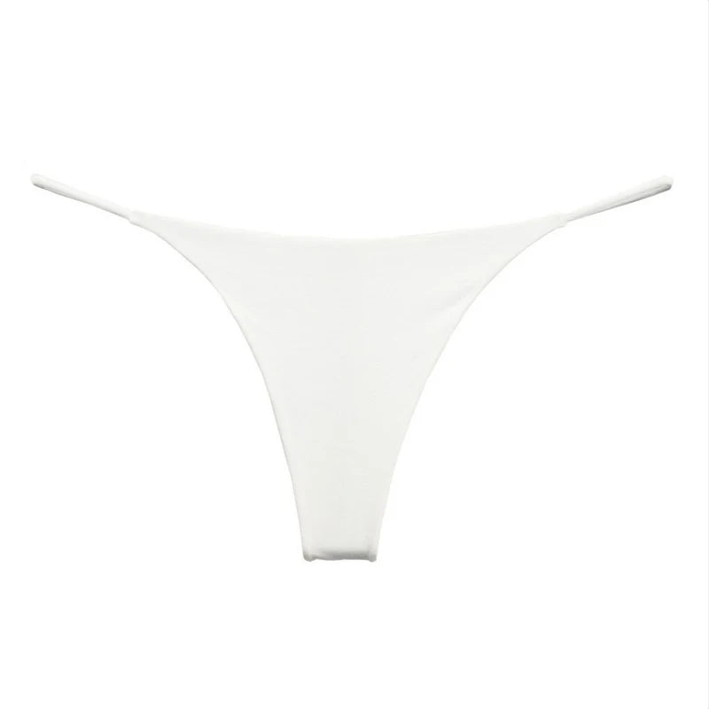 Cuecas femininas de algodão de cintura baixa sem costura tanga sexy cuecas moda feminina traceless g-string calcinha confortável