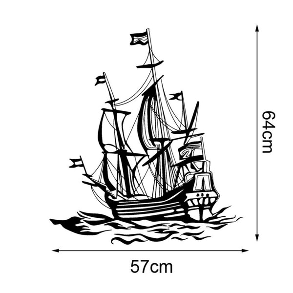 Adesivo de Parede Agua navios Ag4