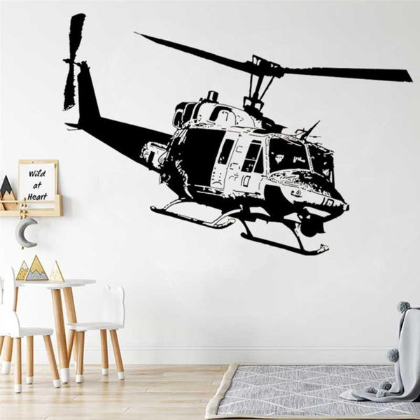 Adesivo de Parede Aviões e Helicopteros Avo2