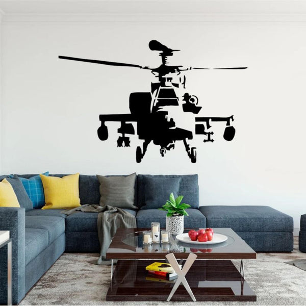 Adesivo de Parede Aviões e Helicopteros Avo5