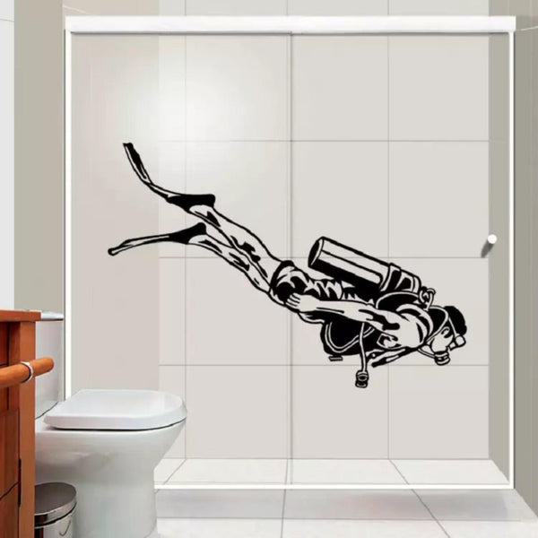 Adesivo de Parede Banheiros e WC Bab1