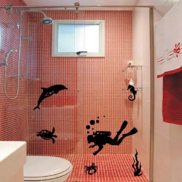 Adesivo de Parede Banheiros e WC Bab29