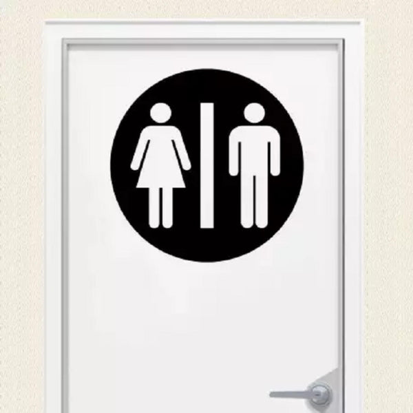Adesivo de Parede Banheiros e WC Bab31