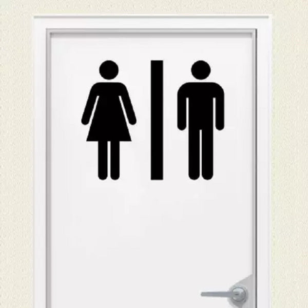 Adesivo de Parede Banheiros e WC Bab33