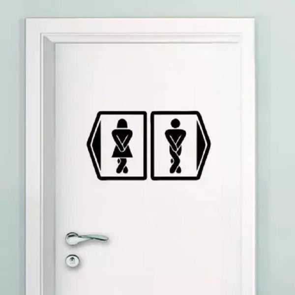 Adesivo de Parede Banheiros e WC Bab34