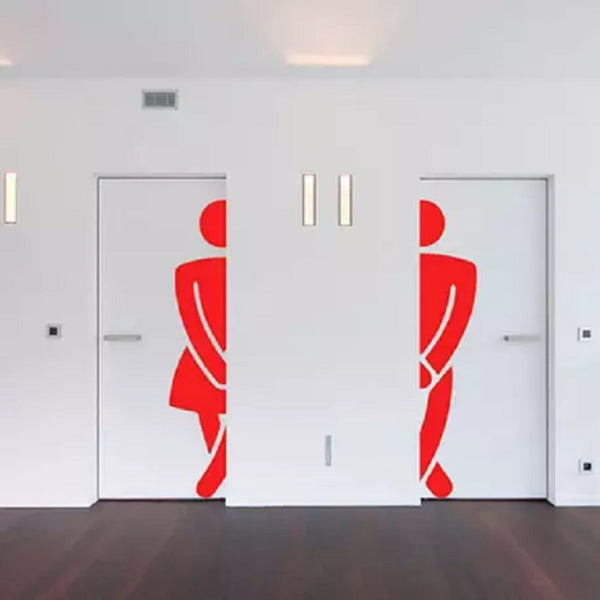Adesivo de Parede Banheiros e WC Bab39