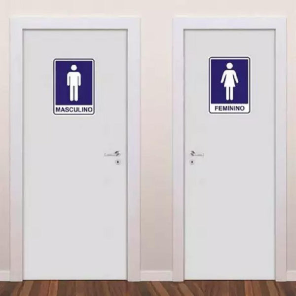 Adesivo de Parede Banheiros e WC Bab47