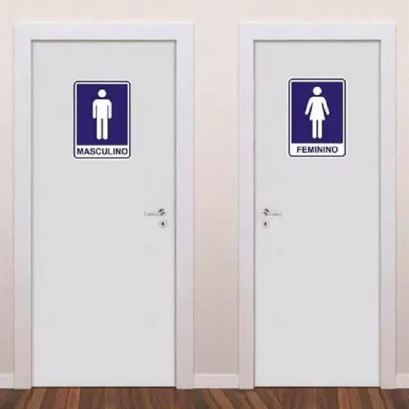 Adesivo de Parede Banheiros e WC Bab47
