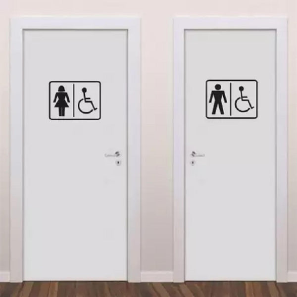 Adesivo de Parede Banheiros e WC Bab48