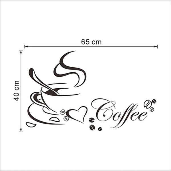 Adesivo de Parede Café Cf28