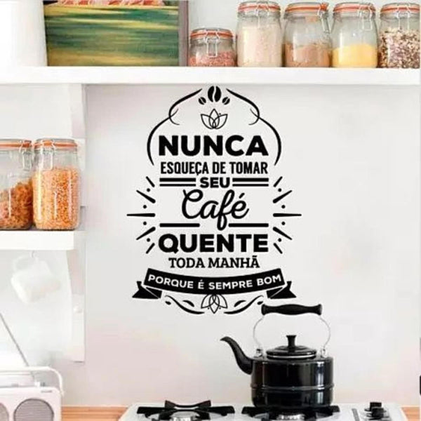 Adesivo de Parede Café Cf74