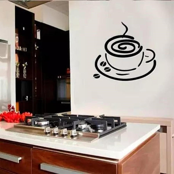 Adesivo de Parede Café Cf86