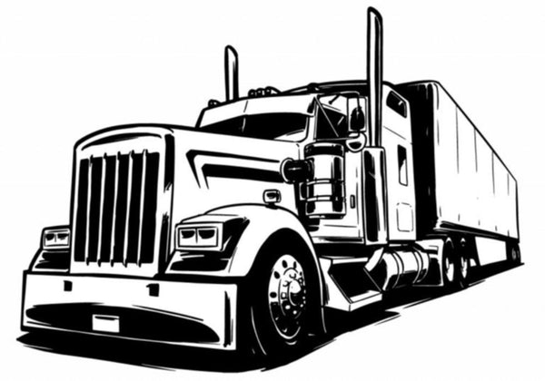Adesivo de Parede Caminhão Truck Cm3