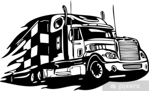 Adesivo de Parede Caminhão Truck Cm4