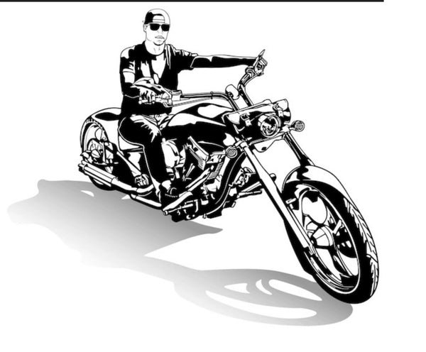 Adesivo de Parede Motocicletas Mq24
