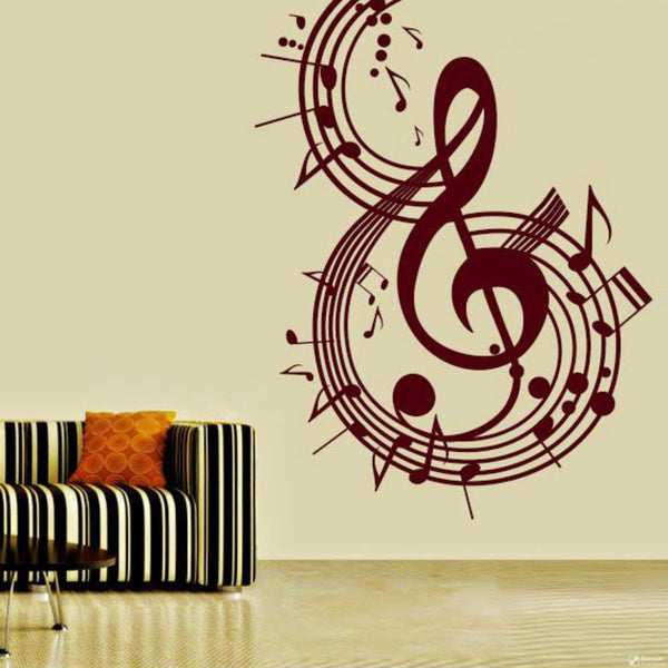 Adesivo de Parede Musicais Ms7