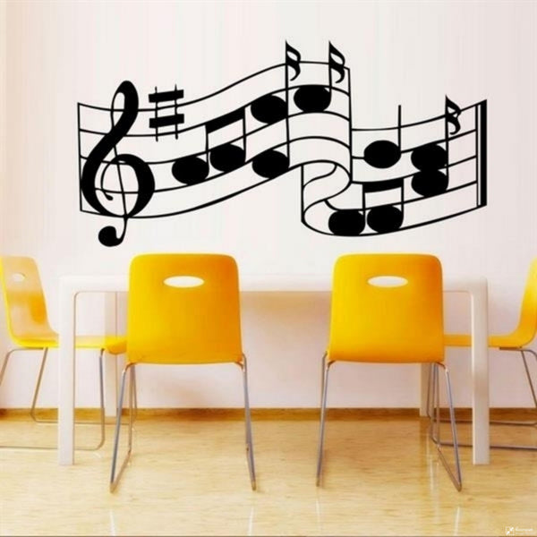 Adesivo de Parede Musicais Ms8